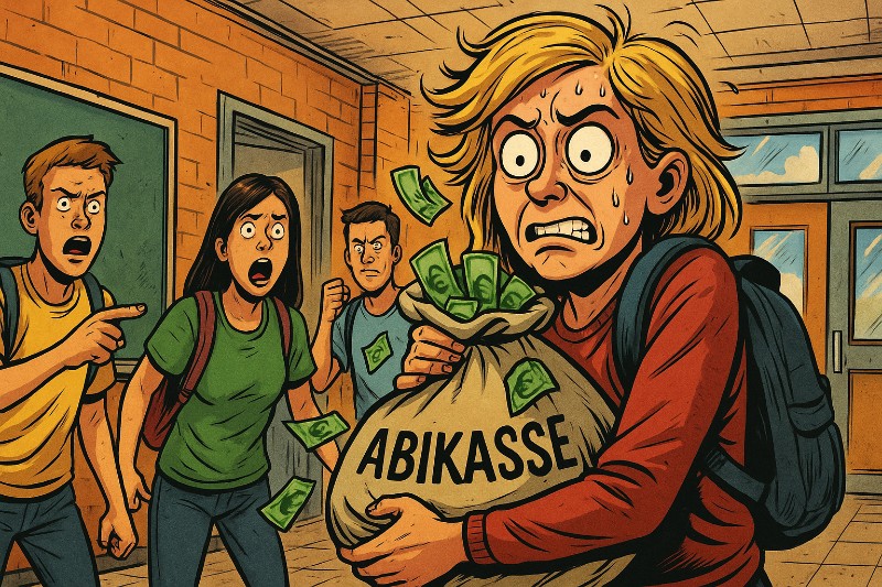 Abi-Kasse à la Ocean’s Eleven: Erler Schüler im Geldrausch Grafik: Abi-Kasse à la Ocean’s Eleven: Erler Schüler im Geldrausch