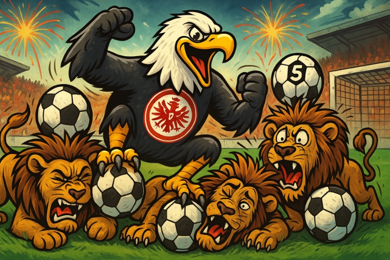 Champions-League-Debüt im Modus „Büffelherde auf Speed“ Grafik: Champions-League-Debüt im Modus „Büffelherde auf Speed“