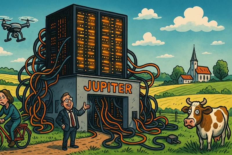 Europa schraubt an der Zukunft: Jupiter, der Supercomputer aus der Provinz Grafik: Europa schraubt an der Zukunft: Jupiter, der Supercomputer aus der Provinz