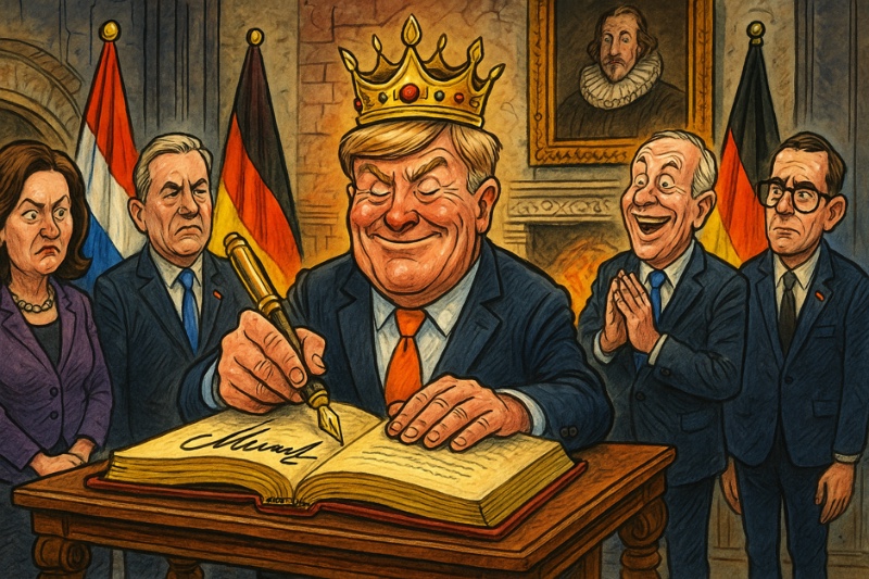 Königlicher Kurztrip ins Kaminzimmer – Niederlande meets Münster Grafik: Königlicher Kurztrip ins Kaminzimmer – Niederlande meets Münster