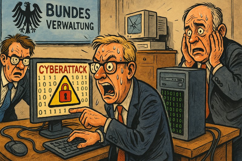 IT-Sicherheits-Operette: Deutschland stolpert in die Cyberzukunft Grafik: IT-Sicherheits-Operette: Deutschland stolpert in die Cyberzukunft