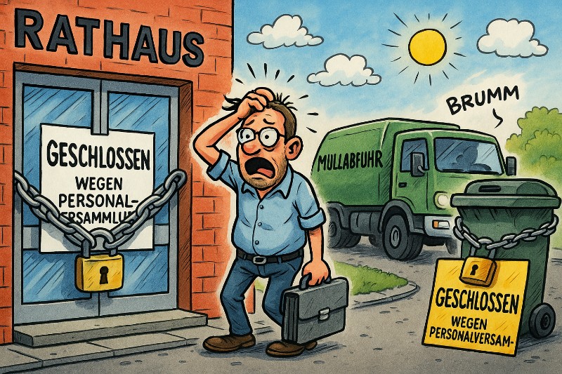 19. September: Ahlen macht dicht – außer die Müllabfuhr Grafik: 19. September: Ahlen macht dicht – außer die Müllabfuhr