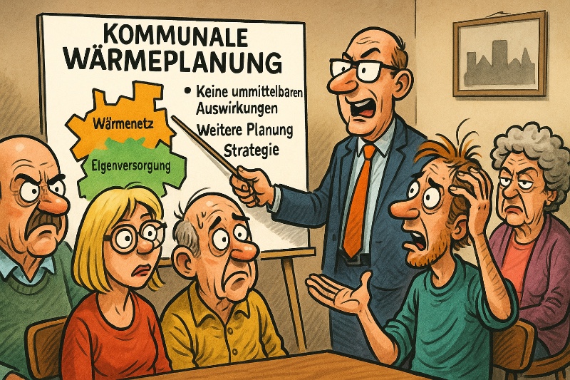Warendorf plant die Wärme – jetzt wird’s heiß, aber nur auf PowerPoint Grafik: Warendorf plant die Wärme – jetzt wird’s heiß, aber nur auf PowerPoint