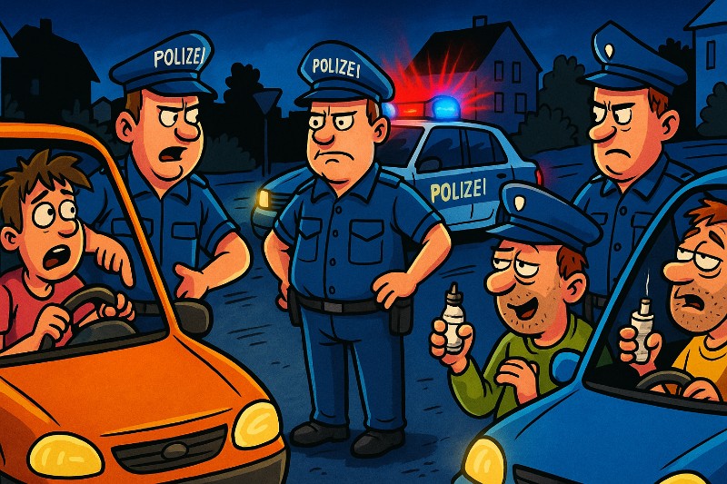 Ahlen ohne Lappen – die nächtliche Trilogie der Führerscheinfreiheit Grafik: Ahlen ohne Lappen – die nächtliche Trilogie der Führerscheinfreiheit