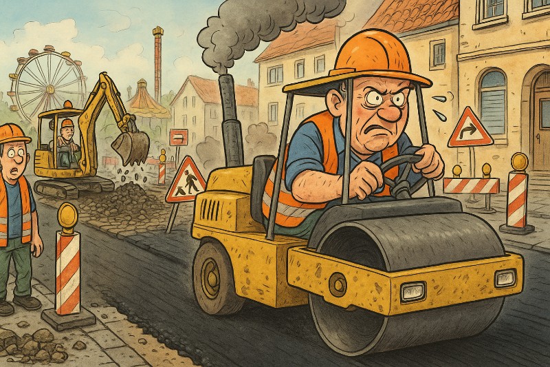 Asphalt wird zur Bühne – Das große Straßentheater von Ahlen Grafik: Asphalt wird zur Bühne – Das große Straßentheater von Ahlen