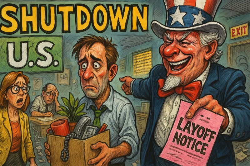 Shutdown, Baby! – Wenn Amerika sich selbst in den Zwangsurlaub schickt Grafik: Shutdown, Baby! – Wenn Amerika sich selbst in den Zwangsurlaub schickt