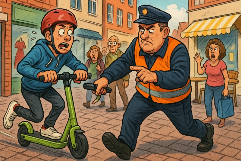Ahlen gegen die Scooter-Apokalypse Grafik: Ahlen gegen die Scooter-Apokalypse