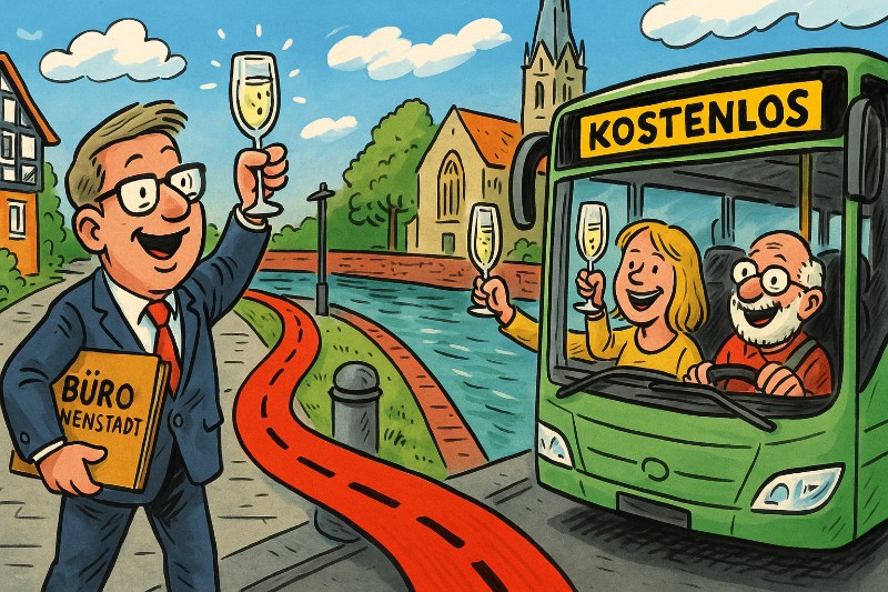 Hamm ans Wasser – und alle gratis mit dem Bus hin! Grafik: Hamm ans Wasser – und alle gratis mit dem Bus hin!