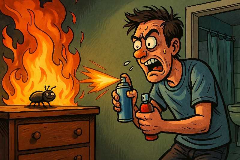 Feuer frei für den Käfer – Wenn Hygiene auf Pyrotechnik trifft Grafik: Feuer frei für den Käfer – Wenn Hygiene auf Pyrotechnik trifft