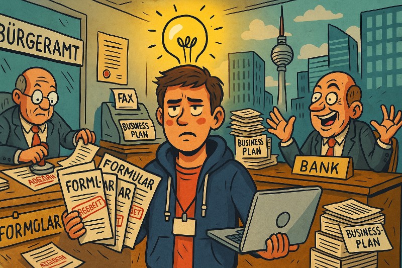Deutschland – das neue Silicon Valley mit Stempelpflicht Grafik: Deutschland – das neue Silicon Valley mit Stempelpflicht