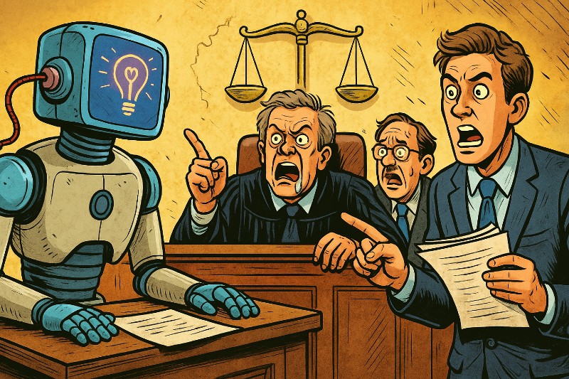 KI auf der Richterbank: Wenn das Urteil aus dem Toaster kommt (und niemand schuld sein will Grafik: KI auf der Richterbank: Wenn das Urteil aus dem Toaster kommt (und niemand schuld sein will