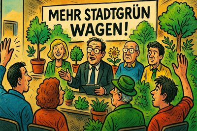Hamm wagt das Unkraut – ein Abend voller Hoffnung und Gießkannen Grafik: Hamm wagt das Unkraut – ein Abend voller Hoffnung und Gießkannen