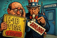 Grafik: Visa-Gebühr mit Schockwirkung – die USA entdecken die Goldgrube „Bürokratie“