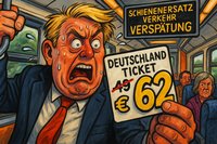 Grafik: Das Deutschlandticket – vom Billigwunder zum Luxusabo auf Raten