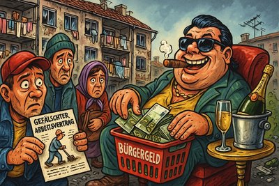 Sozialbetrug im Ruhrpott: Schrottimmobilien, Scheinjobs und Schokoladen-Luxus für Bandenbosse Grafik: Sozialbetrug im Ruhrpott: Schrottimmobilien, Scheinjobs und Schokoladen-Luxus für Bandenbosse