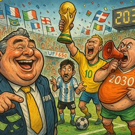 FIFA plant die XXL-WM – bald spielt jeder gegen jeden (und seine Oma) Grafik: FIFA plant die XXL-WM – bald spielt jeder gegen jeden (und seine Oma)