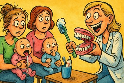 Tag der Zahngesundheit – Wenn Spucke plötzlich Superkräfte hat Grafik: Tag der Zahngesundheit – Wenn Spucke plötzlich Superkräfte hat