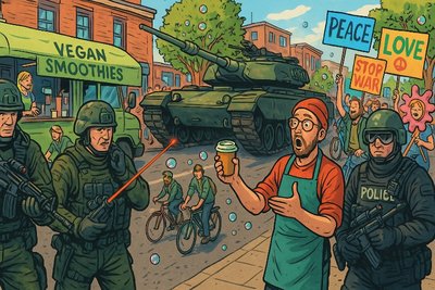 Vom „Krieg zerstörten Portland“ Grafik: Vom „Krieg zerstörten Portland“